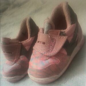 Kids Pink and Gray Shoes